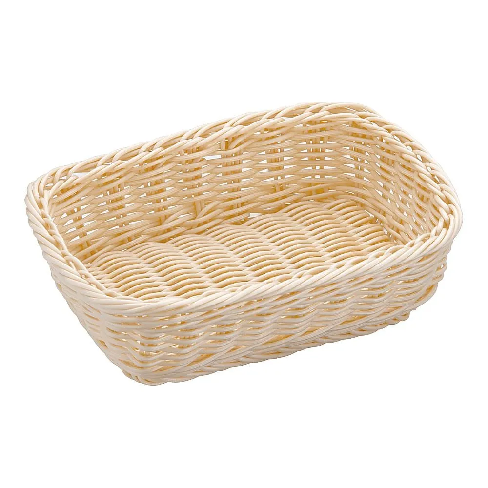 62-6581-68 Resin Basket Square White 91-075A