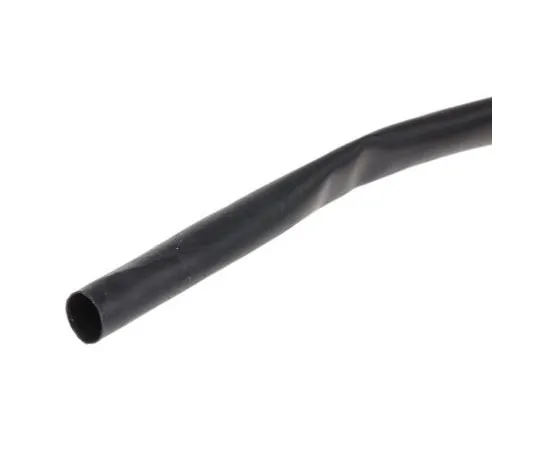 63-7391-54 TE Connectivity Black Heat Shrink Tubing 4.8mm Sleeve Dia. x 9m Length, LSTT Series 2:1 Ratio LSTT-R-4.8-0