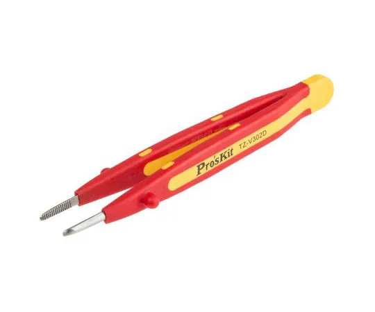 63-7375-74 RS PRO 145 mm, Anti-Magnetic Stainless Steel, Broad, Tweezers 146-6438