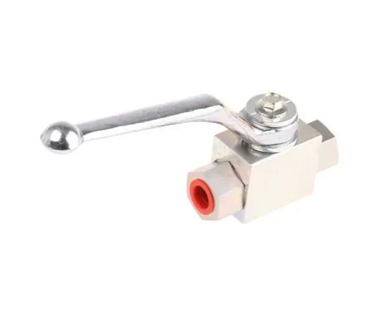 63-7476-80 RS PRO Zinc Passivated Steel Line Mounting Hydraulic Ball Valve G 1/4 297-5827