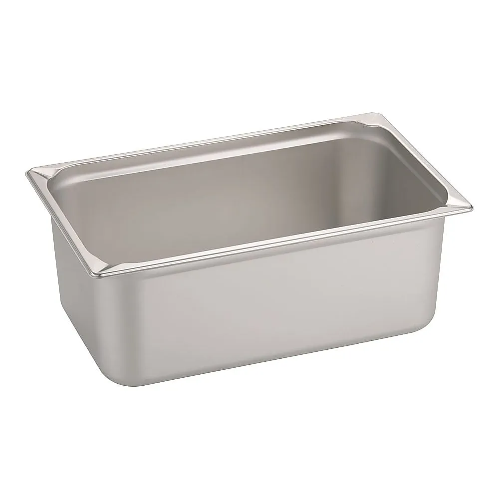 62-6360-44 KINGO Stainless Steel Hotel Pan 1/1 x 200 mm 11200