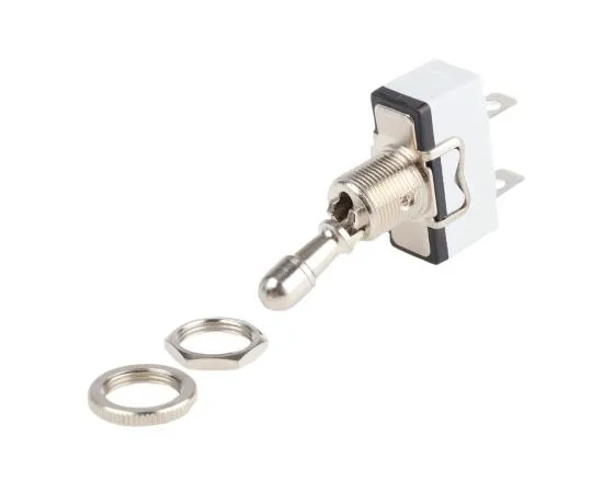 63-7482-71 APEM Single Pole Single Throw (SPST) Toggle Switch, Latching, Panel Mount 631H/2-2V
