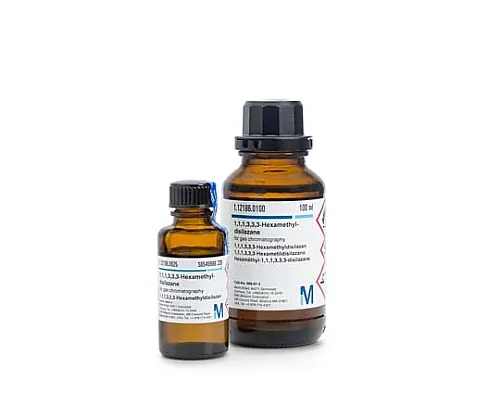 61-0310-92　［Discontinued］1,1,1,3,3,3-Hexamethyldisilazane for Gas Chromatography 112186 100mL　1.12186.0100