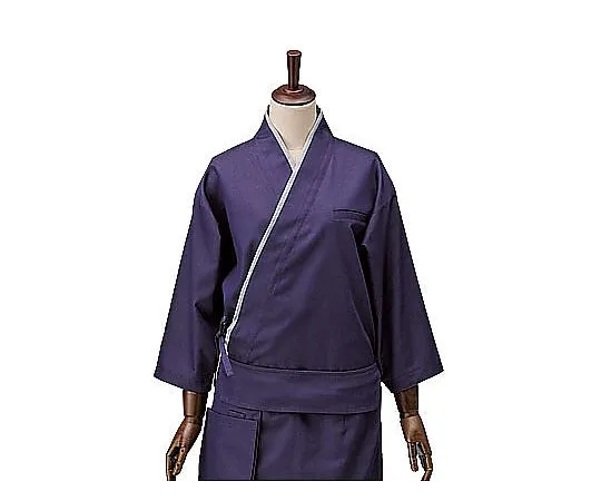 62-6641-88 Unisex Bright Denim Work Clothes Purple LL SLB710-2
