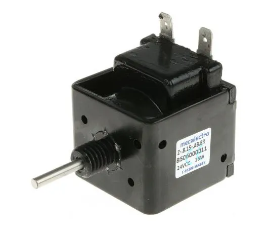 63-7394-61 Push Pull Action DC D-Frame Solenoid, 15mm stroke, 16W, 24 V dc Z815AB83