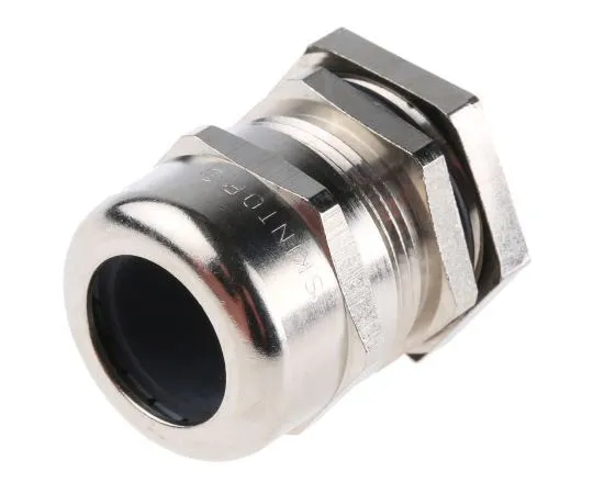 63-7528-53 Lapp Skintop PG21 Cable Gland With Locknut, Nickel Plated Brass, IP68 52103250+53112250