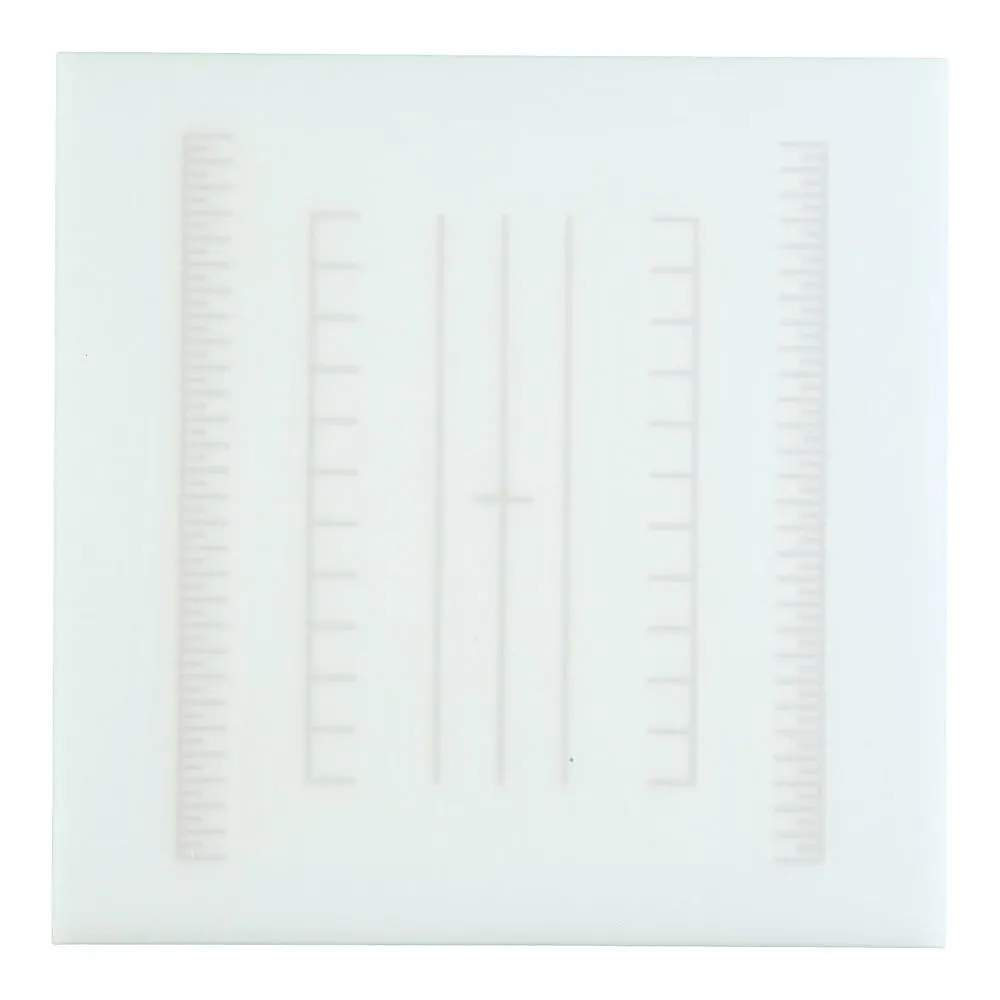 62-6434-56 Laminated Graduated Cutting Board Square L Blue for Cooking