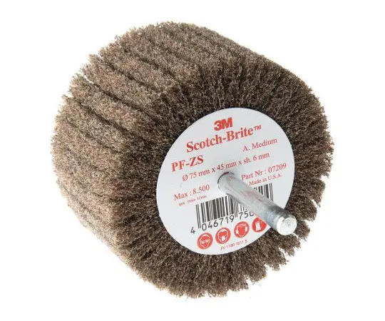 63-7431-54 3M Scotch-Brite Aluminium Oxide Flap Wheel Medium, 76.2mm x 25mm 405659