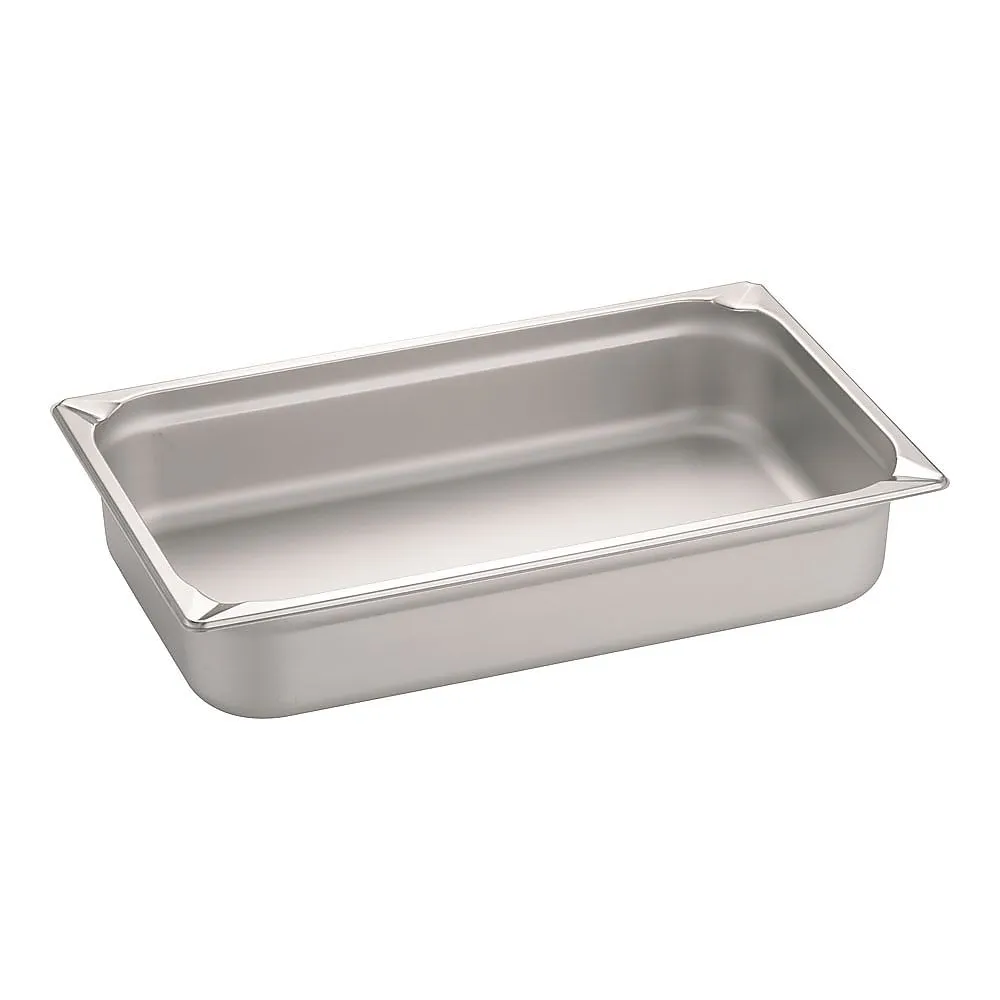 62-6360-27 KINGO Stainless Steel Hotel Pan 1/1 x 100 mm 11100