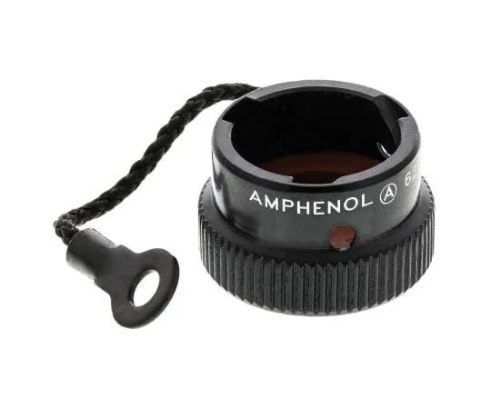 63-7479-96 Amphenol 62GB Series MIL-DTL-26482 Plug Dust Cap, Shell Size 10, with Zinc Cobalt Finish 62LC-812-10(771)