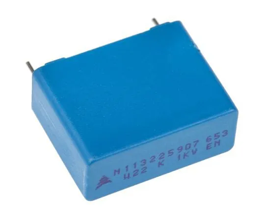 63-7414-56 EPCOS 220nF Polypropylene Capacitor PP 1 kV dc, 250 V ac ±10% Tolerance Through Hole B32653 Series B32653A0224K000