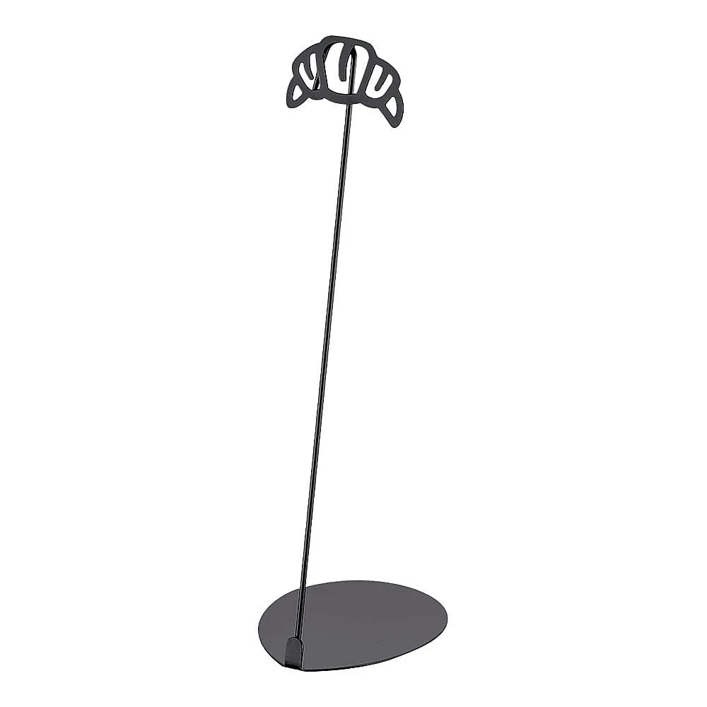 62-6583-16 Bakery's POP Stand Croissant 20 cm Black