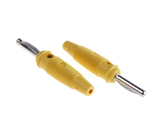 63-7379-55 Yellow Male Banana Plug Screw 60V dc 930058103