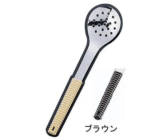 62-6790-24 18-8 Flavors Served with Doraku Spoon, Brown with Hole