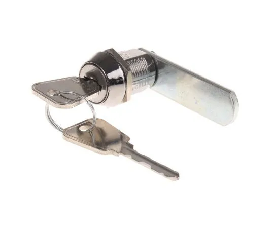63-7501-32 Euro-Locks a Lowe & Fletcher group ******* Panel to Tongue Depth 20mm Chrome Plated Camlock, Key to unlock 2105512