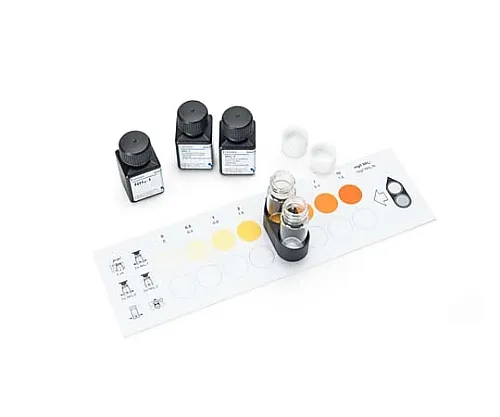 61-0310-10　［Discontinued］M Color Test(TM) Magnesium Test (Blister Pack) Measurement Principle: Colorimetric Analysis (Using Colorimetric Card) 100-200-300-500-1000-1500mg/L Mg Mcolortest(TM) 111131 50Tests　1.11131.0001