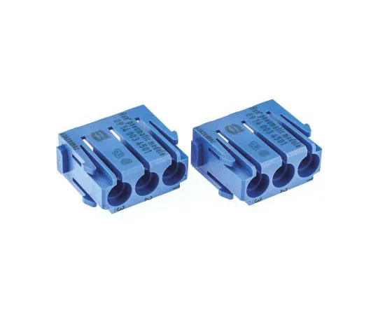 63-7431-32 Han-Modular Series Male Module, 3 Way, 1 Row, Han Pneumatic 9140034501