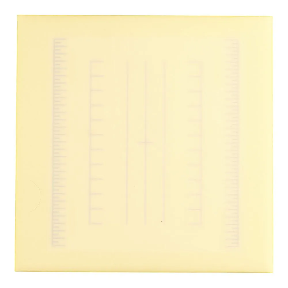 62-6434-57 Laminated Graduated Cutting Board Square L Yellow for Cooking