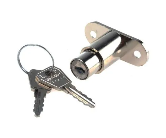 63-7417-35 Euro-Locks a Lowe & Fletcher group ******* Panel to Tongue Depth 24mm Nickel Sliding Door Lock, Key to unlock 5862007