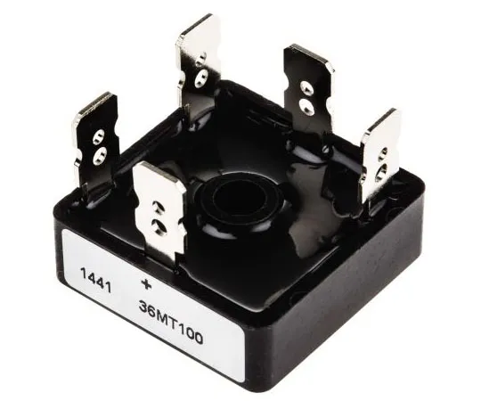 63-7522-84 Vishay VS-36MT100, 3-phase Bridge Rectifier, 35A 1000V, 5-Pin D 63 VS-36MT100