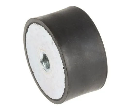 63-7392-66 RS PRO 25mm Shock Mount M10 50mm Diameter 218.5kg Compression Load, Female to Female Natural Rubber 171-2630