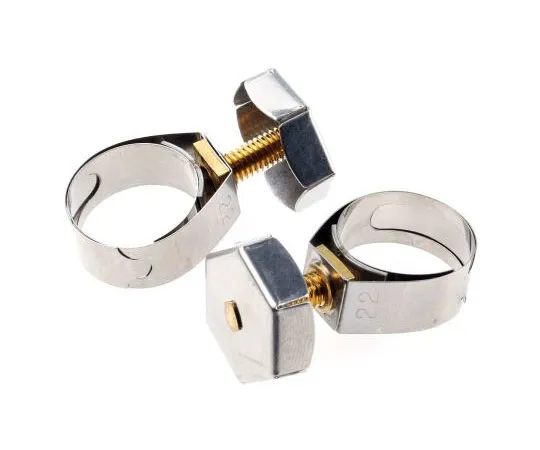 63-7469-11 Unex Brass (Bolt), Stainless Steel Thumb Hex Unex, 11mm Band Width, 17.3mm - 22mm Inside Diameter 9931