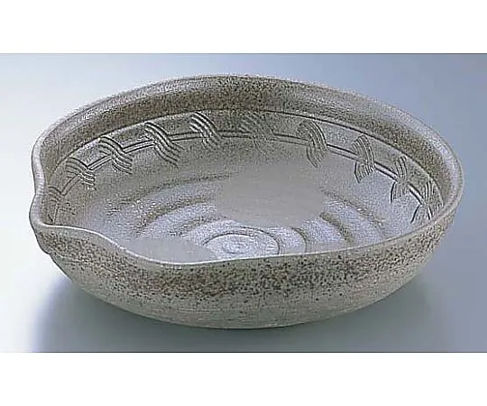 62-6675-74 Carbonized soil Botamochi 8.5 large dishes deep B03-30