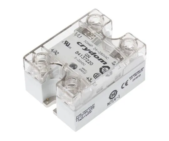 63-7391-77 Sensata / Crydom 50 A rms Solid State Relay, Instantaneous Turn-On, Panel Mount, TRIAC, 280 V ac Maximum Load 84137220