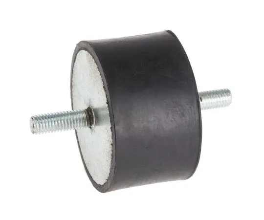 63-7392-31 RS PRO 35mm Shock Mount M8 60mm Diameter 197.92kg Compression Load, Male to Male Natural Rubber 171-2585
