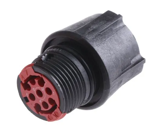 63-7430-53 Souriau Clipper Series Cable Mount Housing, 9 contacts Socket CL1F1201