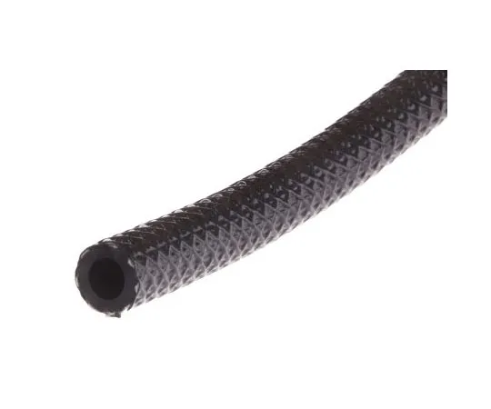 63-7542-92 RS PRO PVC Flexible Tubing, Black, 10.5mm External Diameter, 30m Long, Reinforced, 28mm B*** Radius, Compressed Air, 436-9628