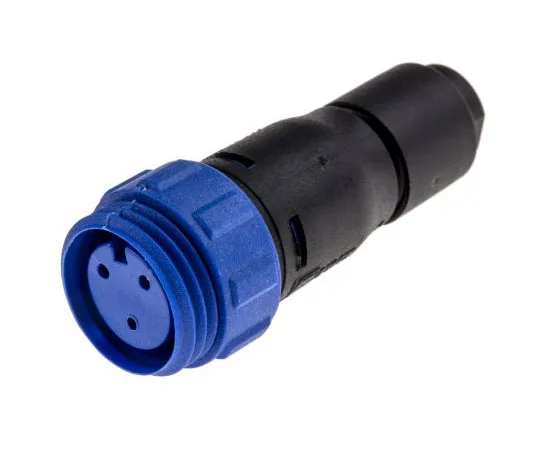 63-7538-37 Bulgin Buccaneer 400 Series In-line Connector, 3 contacts Plug PX0411/03S/5560