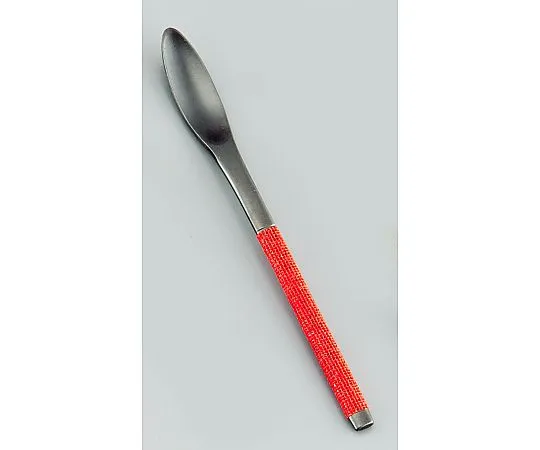 62-6721-45 Stainless Steel Cloth Clothes Cutlery Saya Coffee Spoon Vermilion