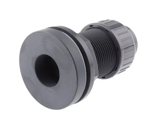 63-7528-36 Georg Fischer 161050227 Straight Tank Adapter PVC Pipe Fitting, 19mm dia. 161050227