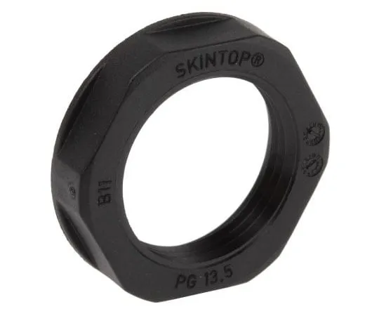 63-7546-72 Lapp Black Fibreglass PA Cable Gland Locknut, PG13.5 Thread, IP68 53019230
