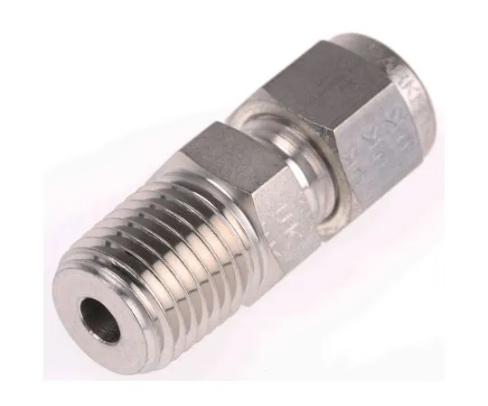 63-7539-78 Straight connector,1/4in OD 1/4in NPT 4MSC4N-316