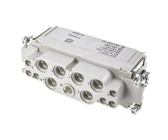 63-7487-66 Han K Series size 24 B Connector Insert, Female, 13 Way, 100A, 690 V 9380122751