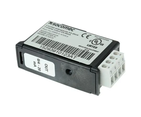 63-7528-43 Socomec PLC I/O Module 4 Outputs 4825 0093