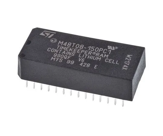 63-7484-99 STMicroelectronics M48T08-150PC1 NVRAM, 150ns 28-Pin PCDIP M48T08-150PC1