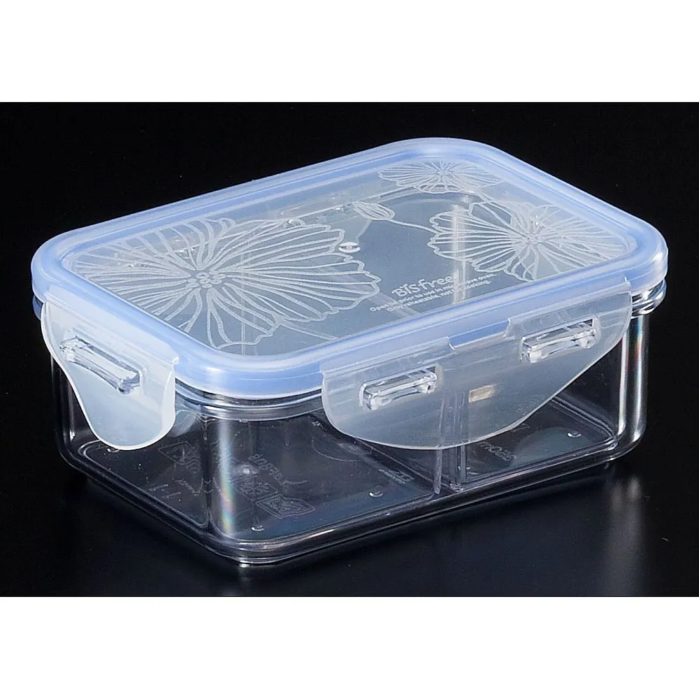 62-6389-79 L&L Bis-free Container Partitioned 2 Partitions LBF806C
