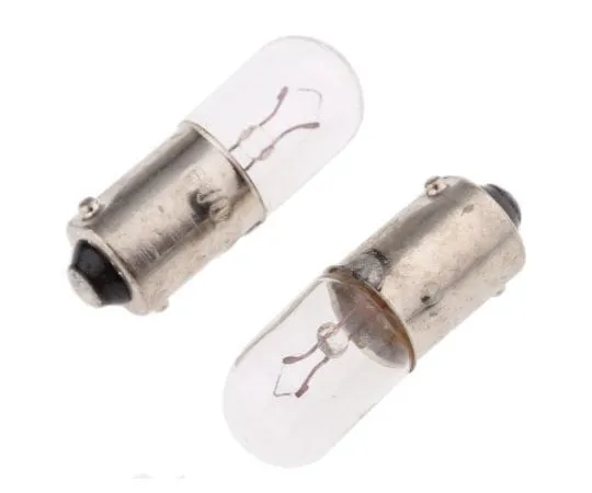 63-7393-06 BA9s Indicator Light, Clear, 6 V, 200 mA, 1000h B3470