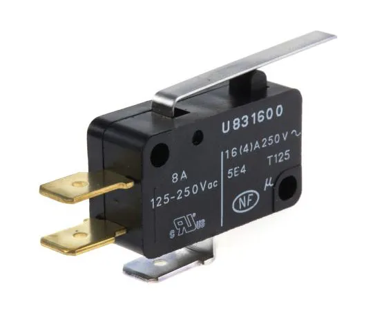 63-7430-13 SPDT Lever Microswitch, 16 A @ 250 V ac 83160067