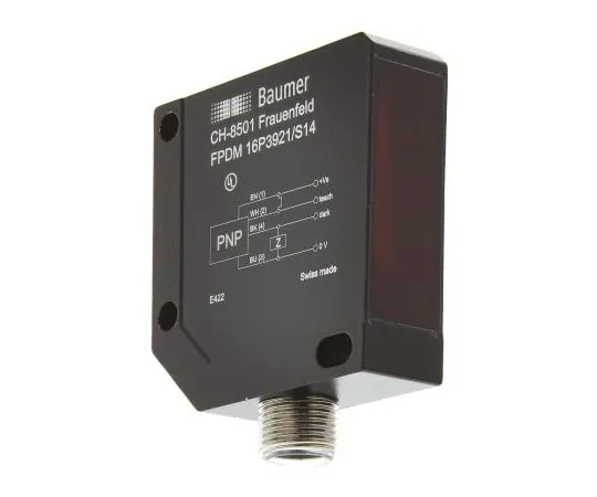 63-7496-16 Baumer FPDM 16P Photoelectric Sensor Retroreflective 4 m Detection Range PNP FPDM 16P3921/S14