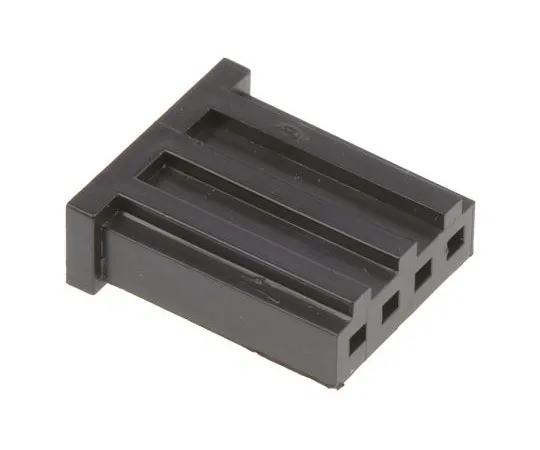 63-7438-37 TE Connectivity AMPMODU MOD II Female Connector Housing, 2.54mm Pitch, 4 Way, 1 Row 280359