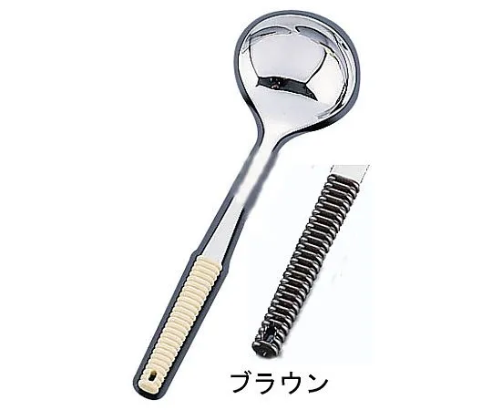 62-6790-18 18-8 Flavor Dinner Tabletop No Tama-hole Brown
