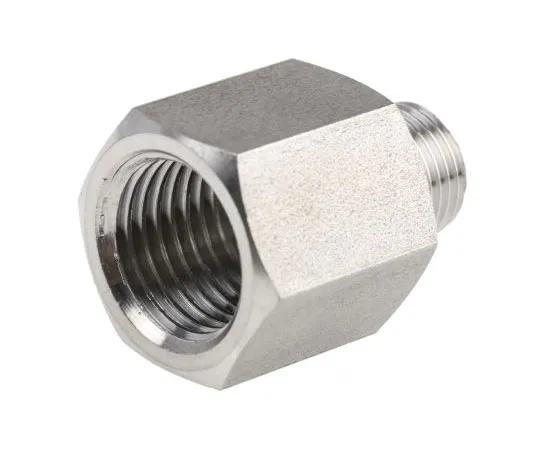63-7484-89 Legris Stainless Steel Hexagon Straight Increaser 1/8in R(T) Male x 1/4in G(P) Female 1861 10 13