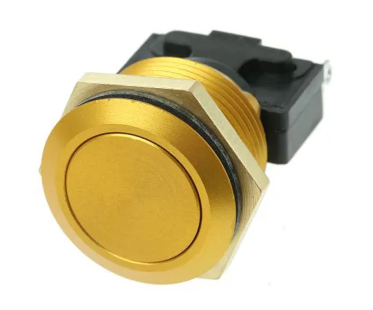 63-7528-33 ITW Single Pole Double Throw (SPDT) Momentary Push Button Switch, IP67, 19.25 (Dia.)mm, Panel Mount 76-9513/4044GO