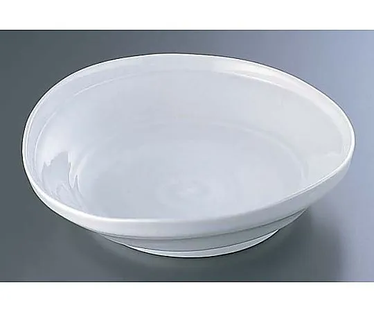 62-6675-79 White Glaze Deflection 8.0 Plates Deep B03-35