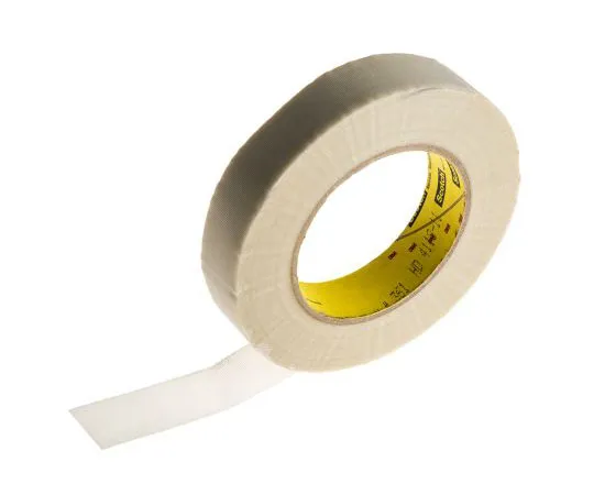 63-7440-16 3M 361 White Cloth Tape, 25mm x 55m, 0.17mm Thick 361X25,4