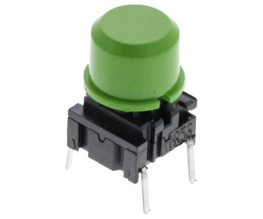 63-7437-71 IP67 Single Pole Single Throw (SPST) Green Keyboard Switch, 50 mA @ 24 V dc, -40 → +115°C 3FTL6+1D02